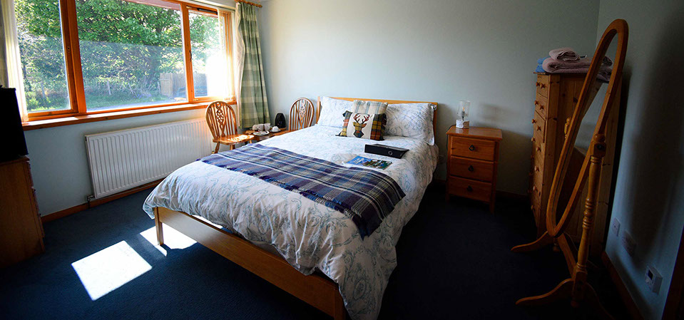 Our bed and breakfast accommodation in Portree includes WIFI internet widescreen TV and tea coffee making facilities