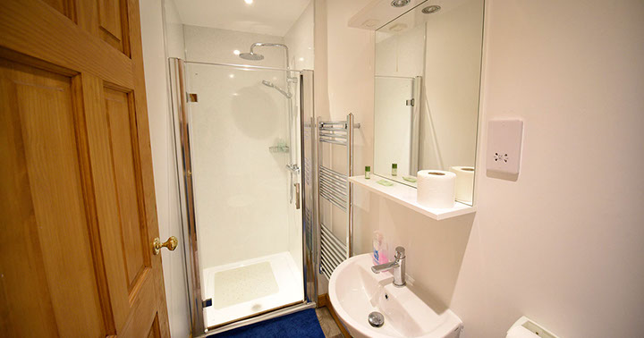 Kenmore Bed and Breakfast accommodation in Portree contains en suite shower rooms with heated towel rails