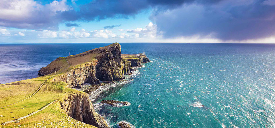 Our bed and breakfast accommodation is located in Portree near Neist Point Lighthouse